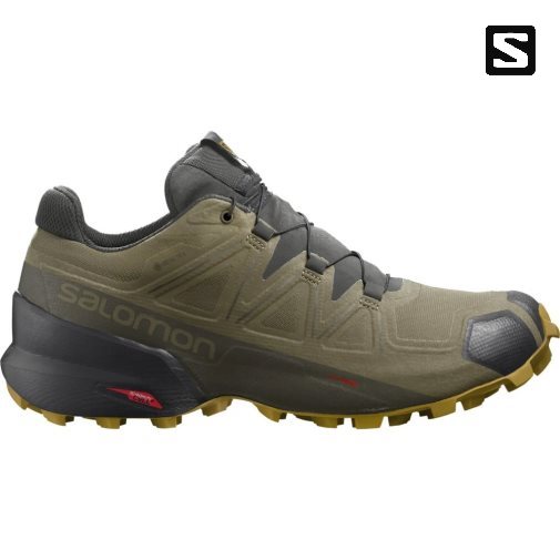 Salomon Speedcross 5 GTX Trailove Bezecke Tenisky Panske Olivovo Zelená | SK 3QMKDN